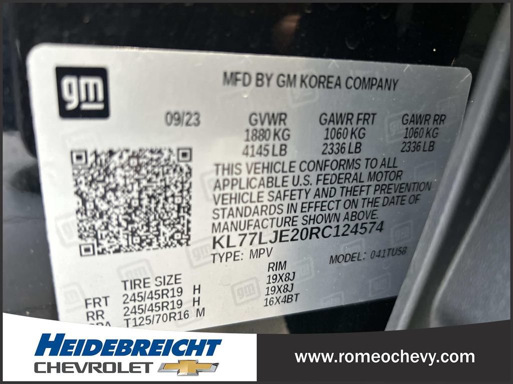 Certified 2024 Chevrolet Trax RS w/ Driver Confidence Package FWD image 8