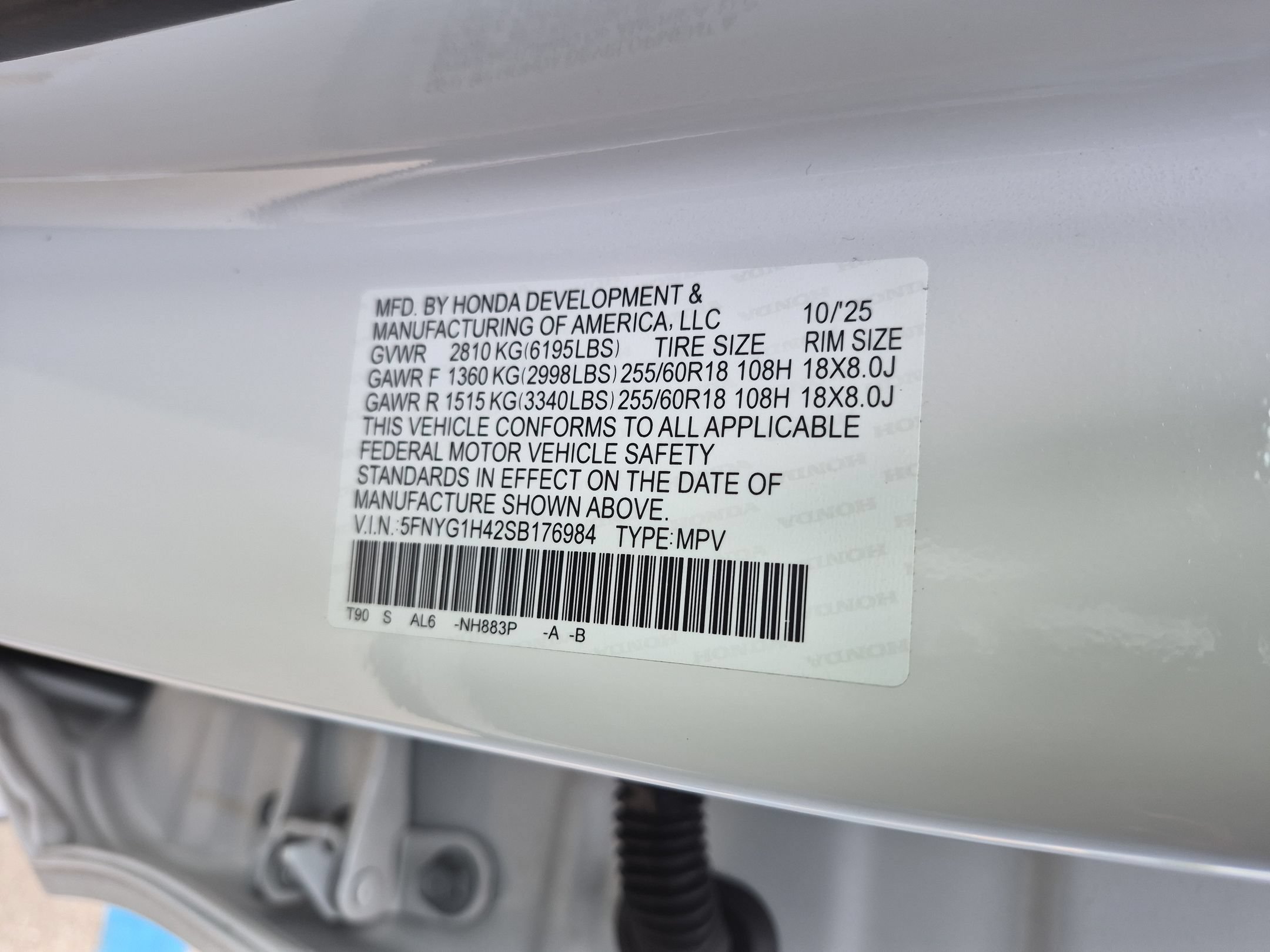 Certified 2025 Honda Pilot EX-L image 34