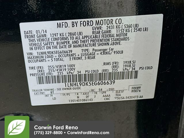 Used 2014 Lincoln MKS w/ Equipment Group 101A image 32