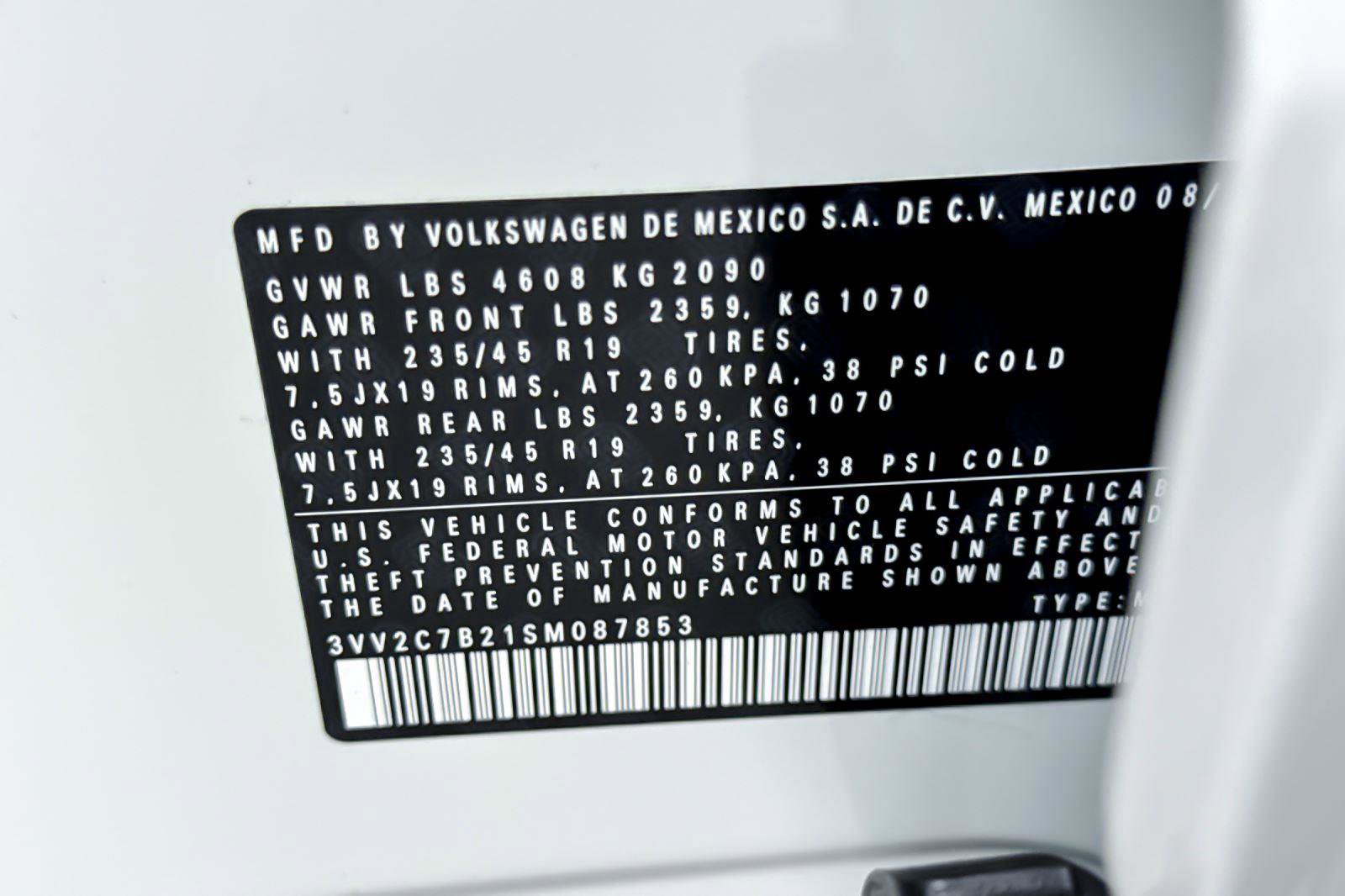 New 2025 Volkswagen Taos SE image 27