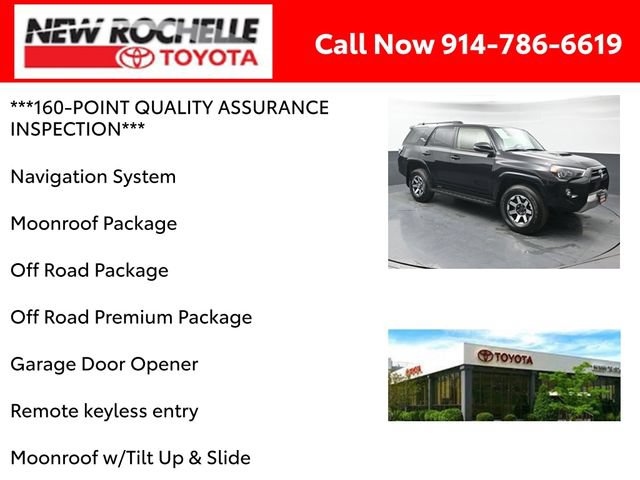 Certified 2023 Toyota 4Runner TRD Off-Road Premium w/ Moonroof Package AWD/4WD image 6