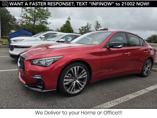 Certified 2023 INFINITI Q50 Sensory RWD image 1