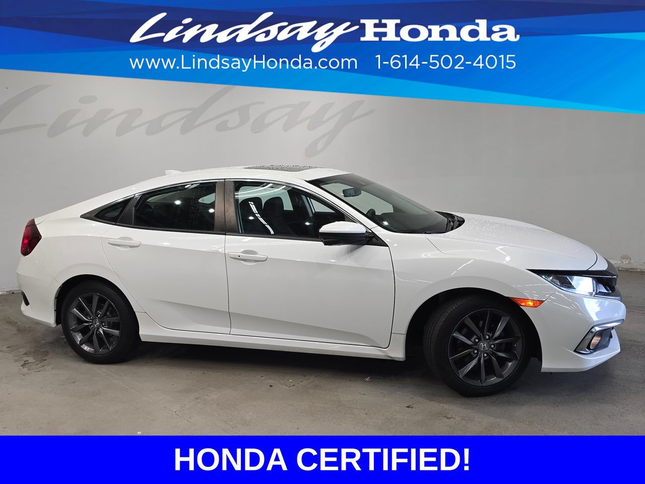 Certified 2021 Honda Civic EX-L image 3