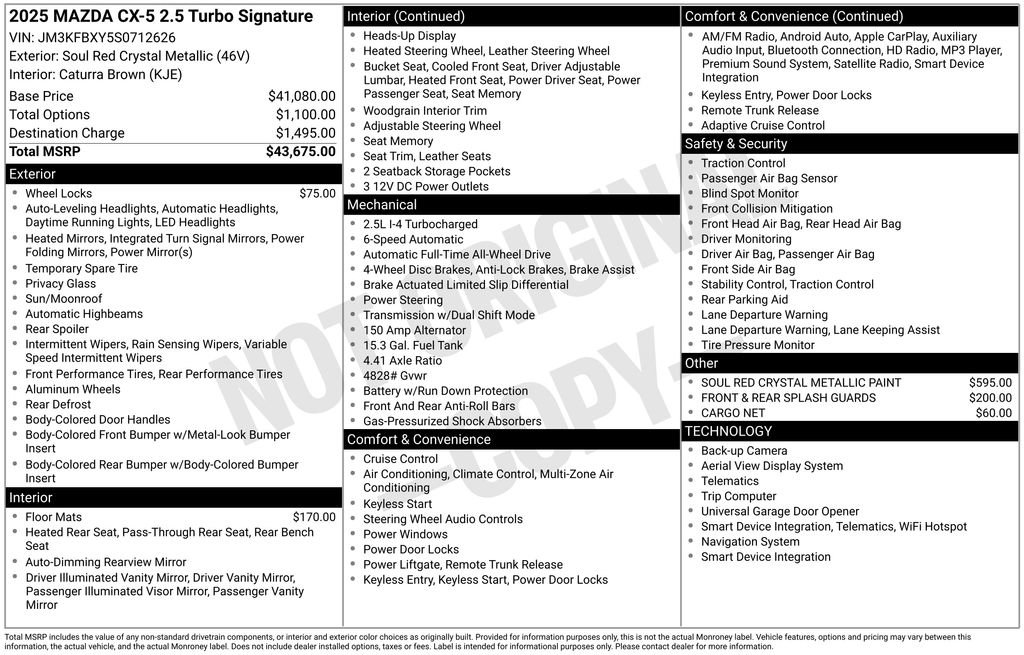 Certified 2025 MAZDA CX-5 Signature image 10