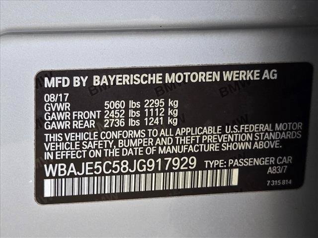 Used 2018 BMW 540i RWD image 26