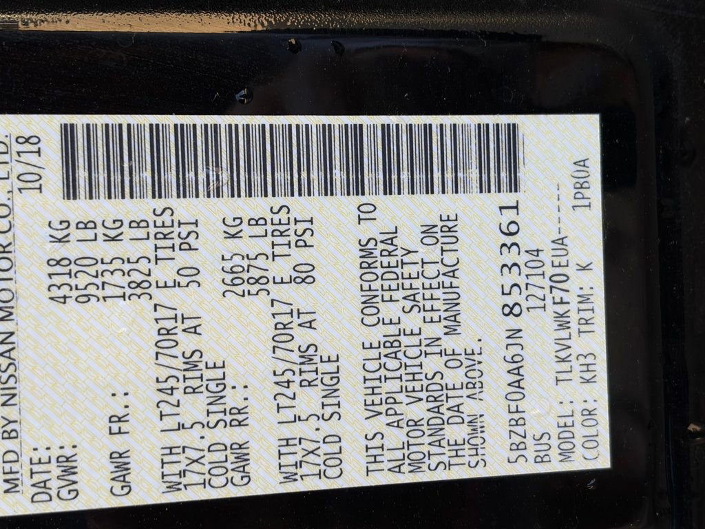 Used 2018 Nissan NV 3500 S image 43