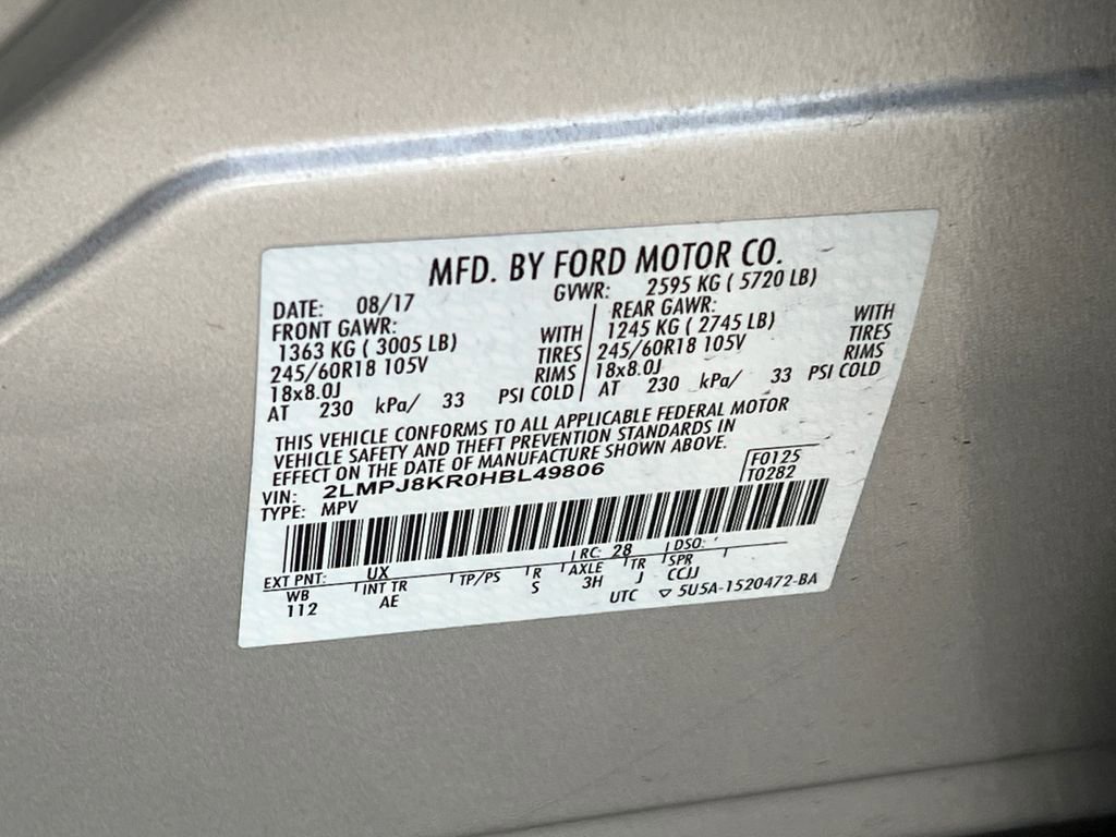 Used 2017 Lincoln MKX Select w/ Select Plus Package image 26