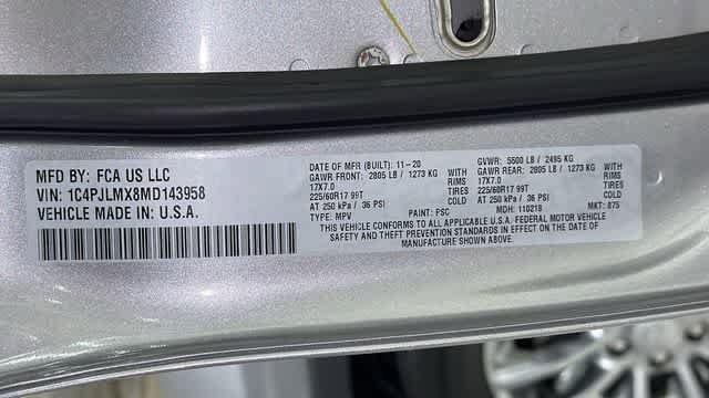 Used 2021 Jeep Cherokee Latitude Lux FWD image 11