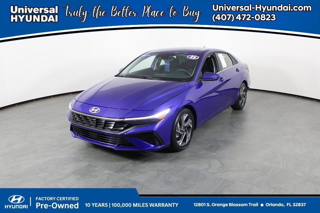 Certified 2025 Hyundai Elantra SEL