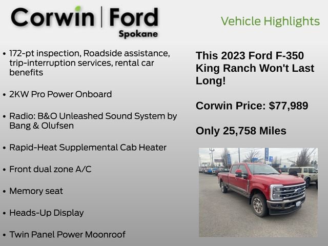 Used 2023 Ford F350 King Ranch image 12