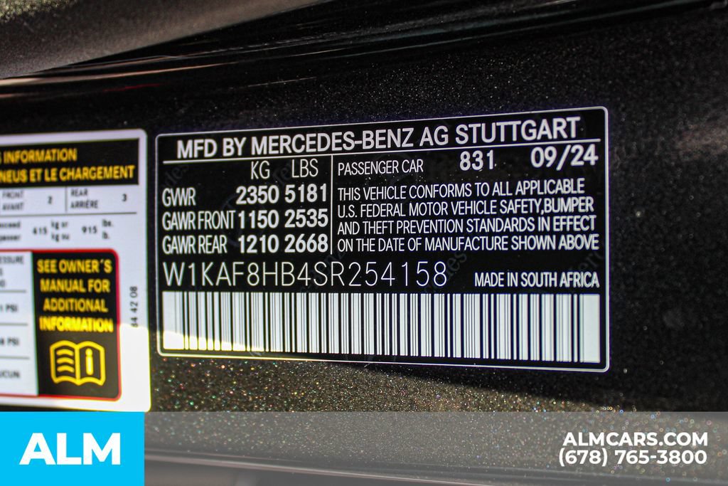 Used 2025 Mercedes-Benz C 43 AMG 4MATIC Sedan w/ AMG Night Package Plus image 40
