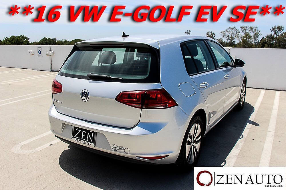 Used 2016 Volkswagen e-Golf SE FWD image 7