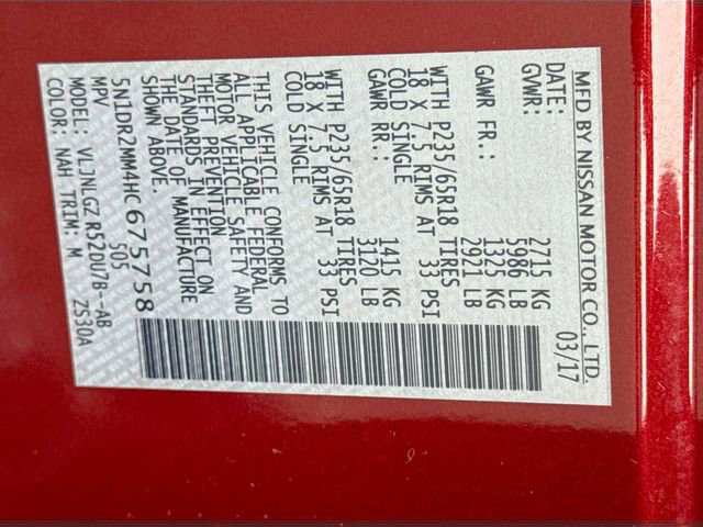 Used 2017 Nissan Pathfinder SL w/ SL Premium Package image 36