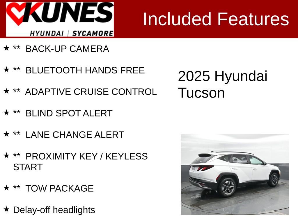 Used 2025 Hyundai Tucson SEL AWD/4WD image 2