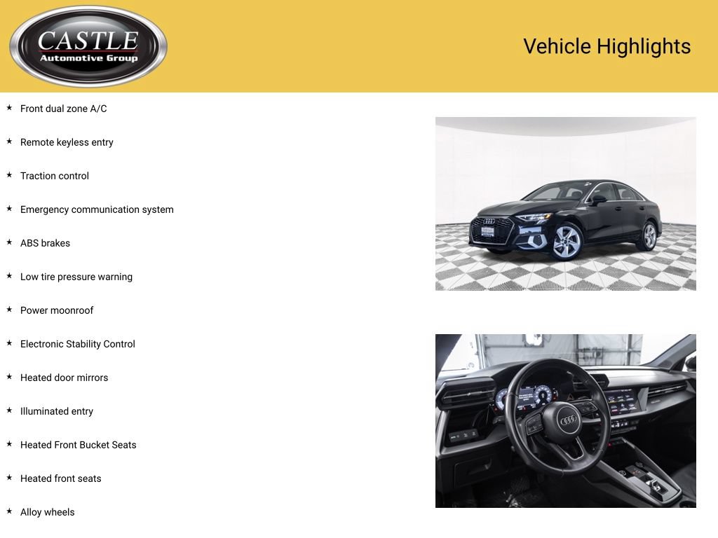 Used 2024 Audi A3 2.0T Premium FWD image 3