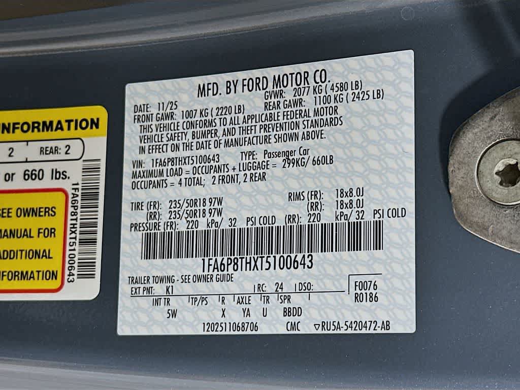 New 2026 Ford Mustang Premium RWD image 20