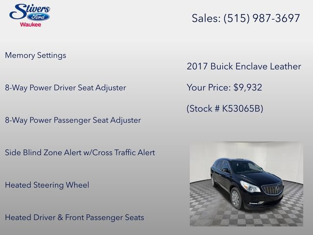 Used 2017 Buick Enclave Leather FWD image 16