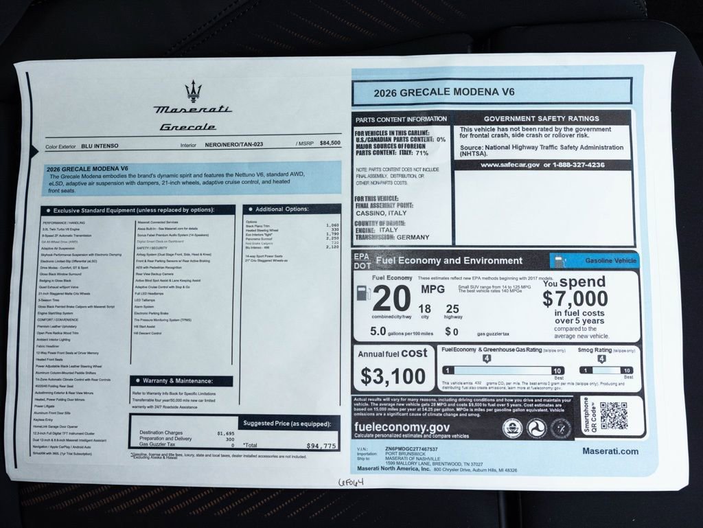 New 2026 Maserati Grecale Modena image 69