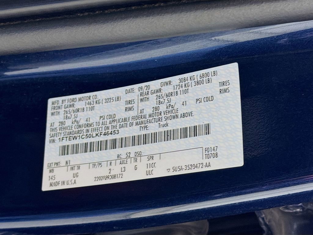 Used 2020 Ford F150 XLT w/ Equipment Group 302A Luxury image 36