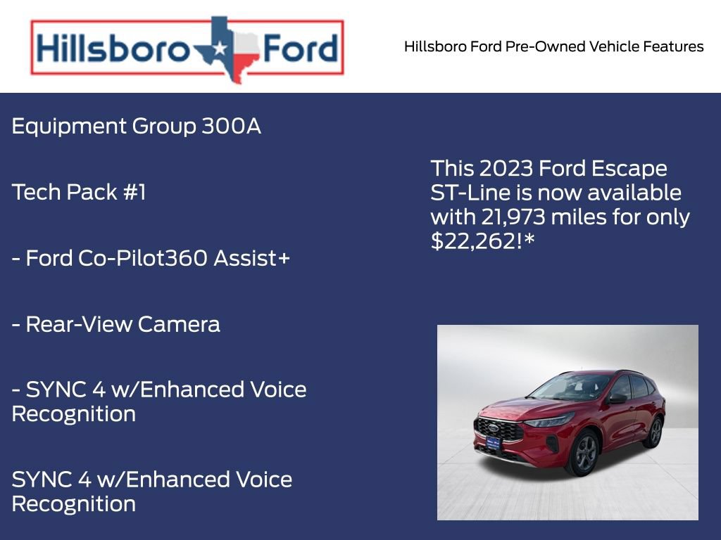Used 2023 Ford Escape ST-Line w/ Tech Pack #1 FWD image 3