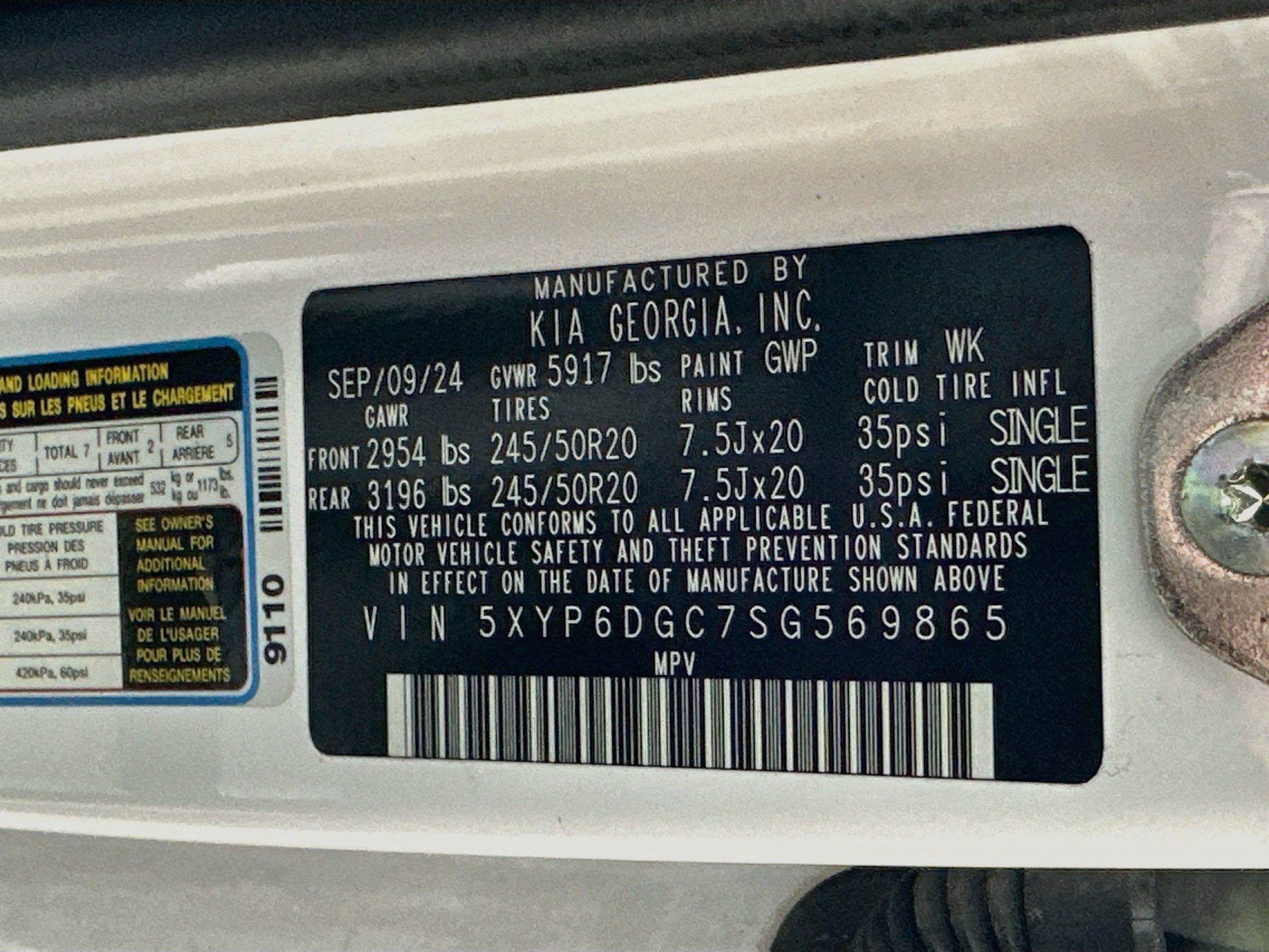 Certified 2025 Kia Telluride S AWD/4WD image 33
