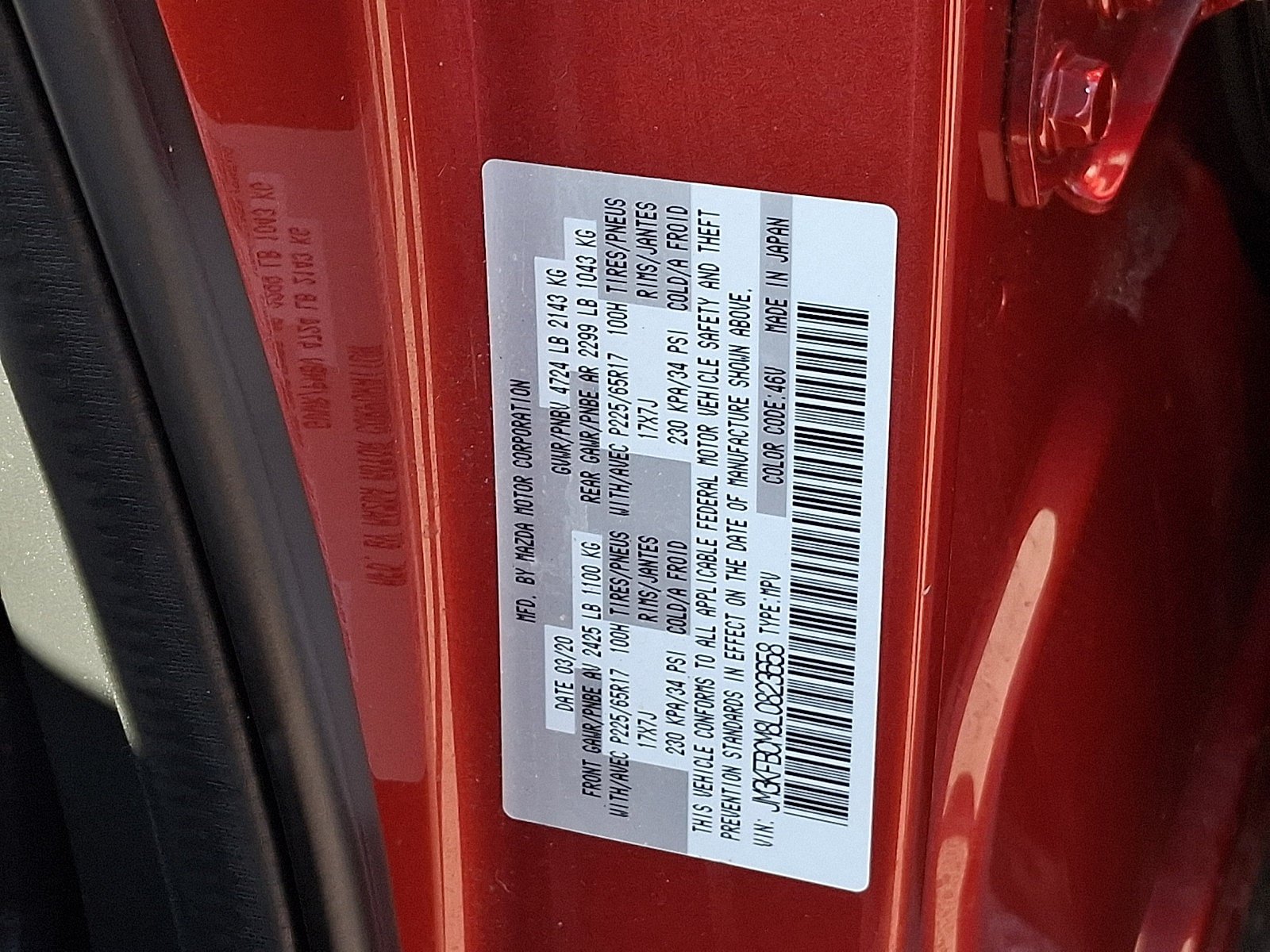 Used 2020 MAZDA CX-5 Touring AWD/4WD image 29