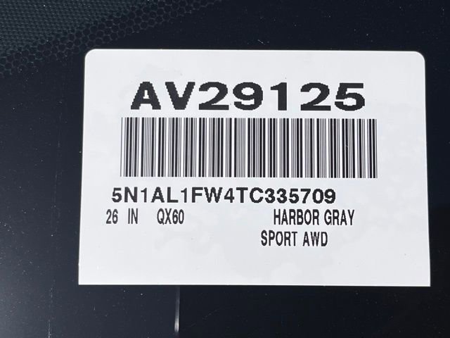 Certified 2026 INFINITI QX60 Sport w/ Dark Cargo Package image 35