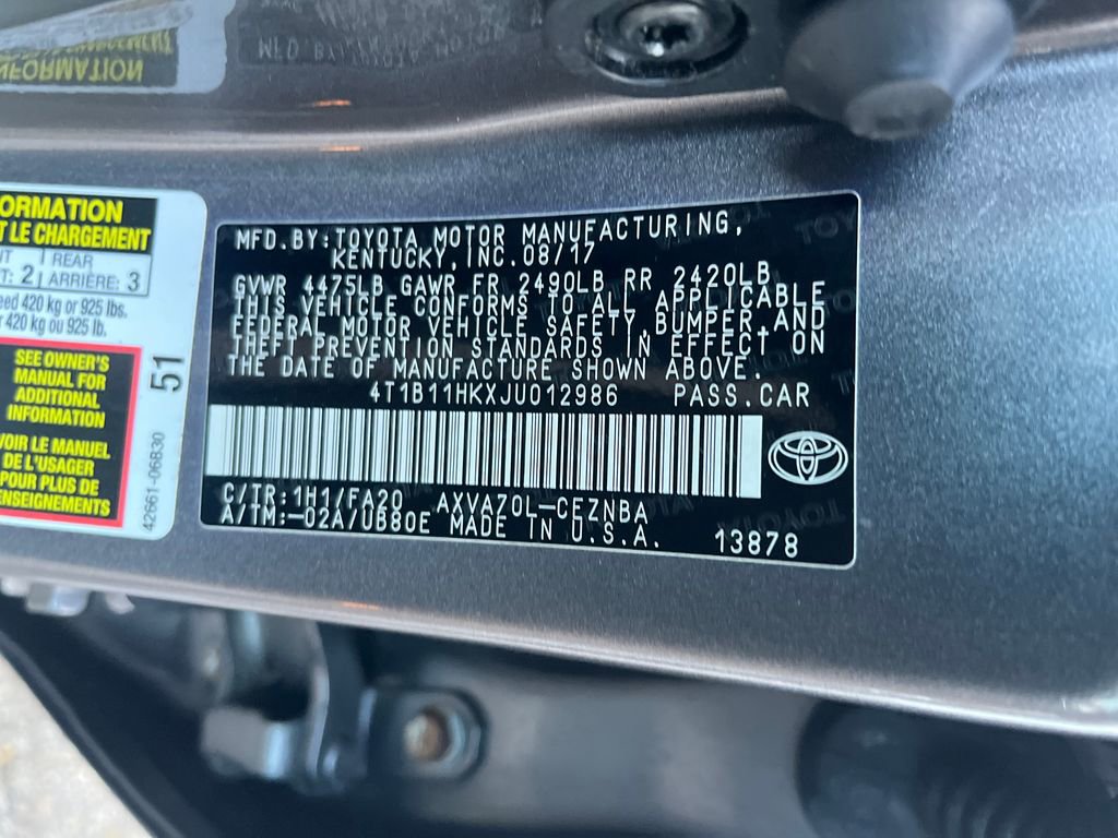 Used 2018 Toyota Camry LE image 28