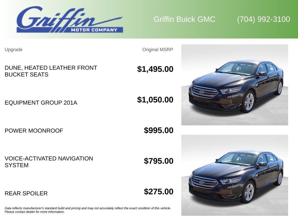 Used 2015 Ford Taurus SEL w/ Equipment Group 201A FWD image 5