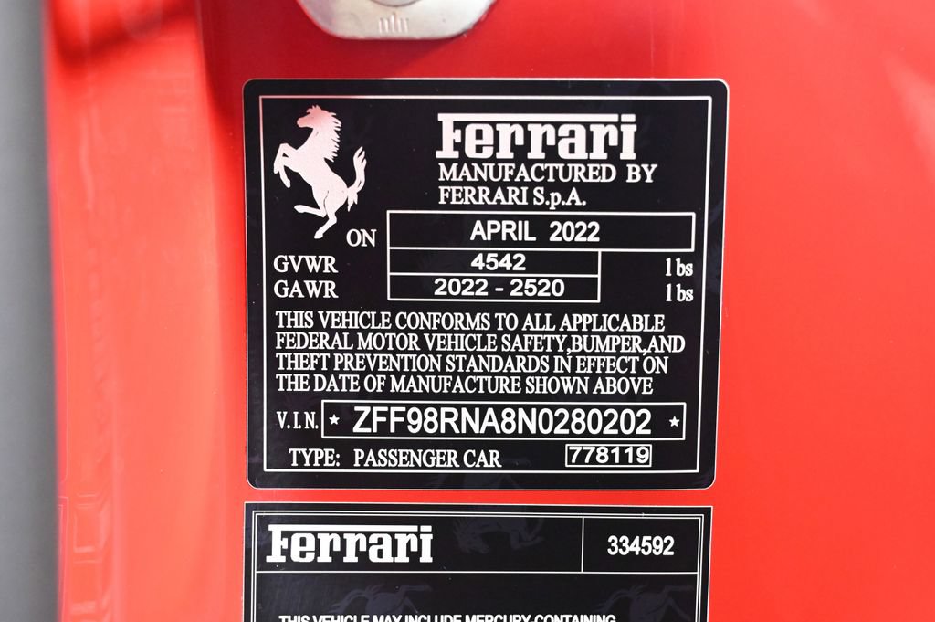 Certified 2022 Ferrari Roma RWD image 35