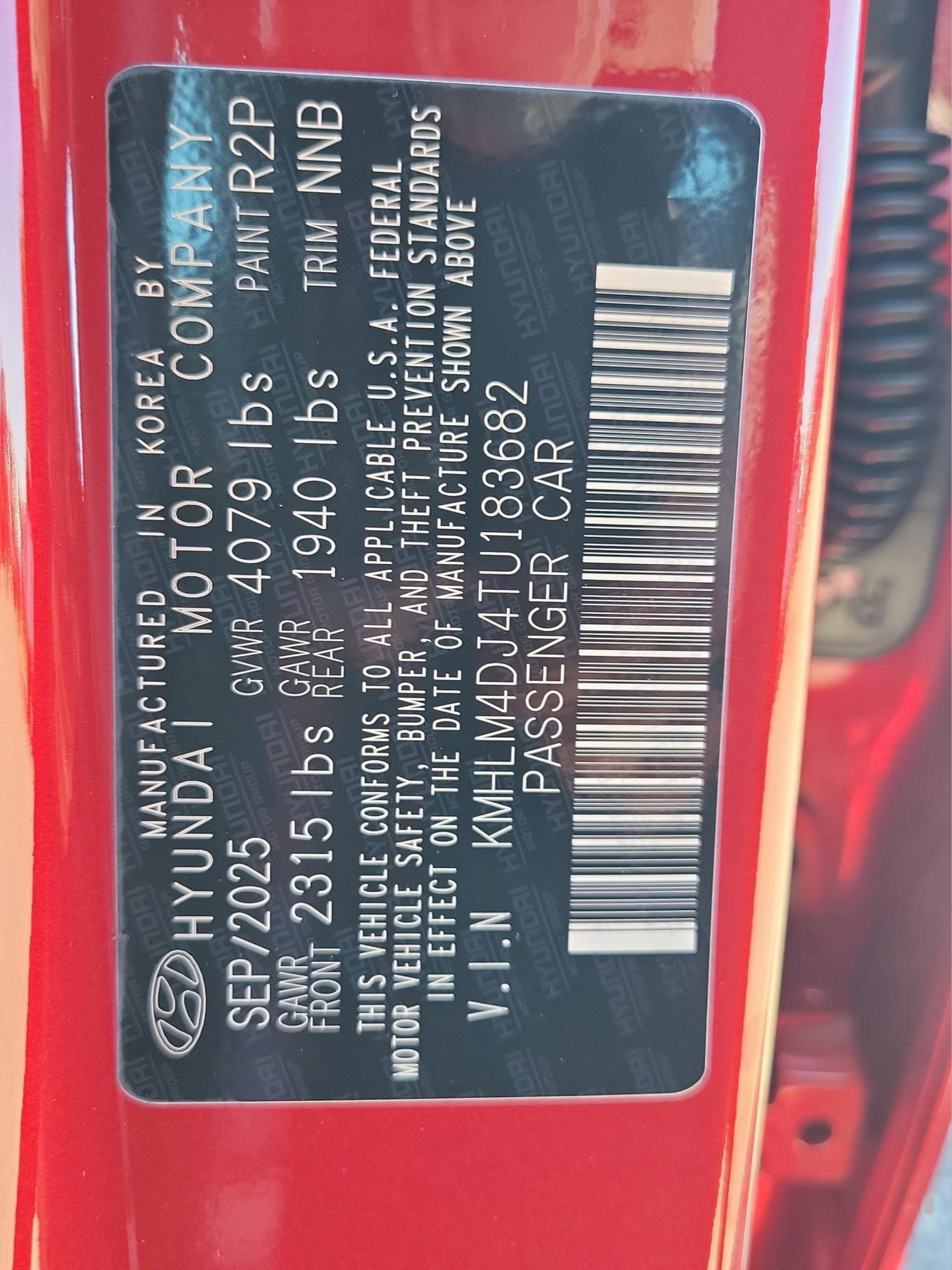 New 2026 Hyundai Elantra Blue image 33