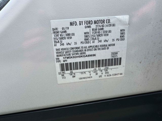 Used 2019 Ford Explorer XLT w/ Equipment Group 202A AWD/4WD image 21