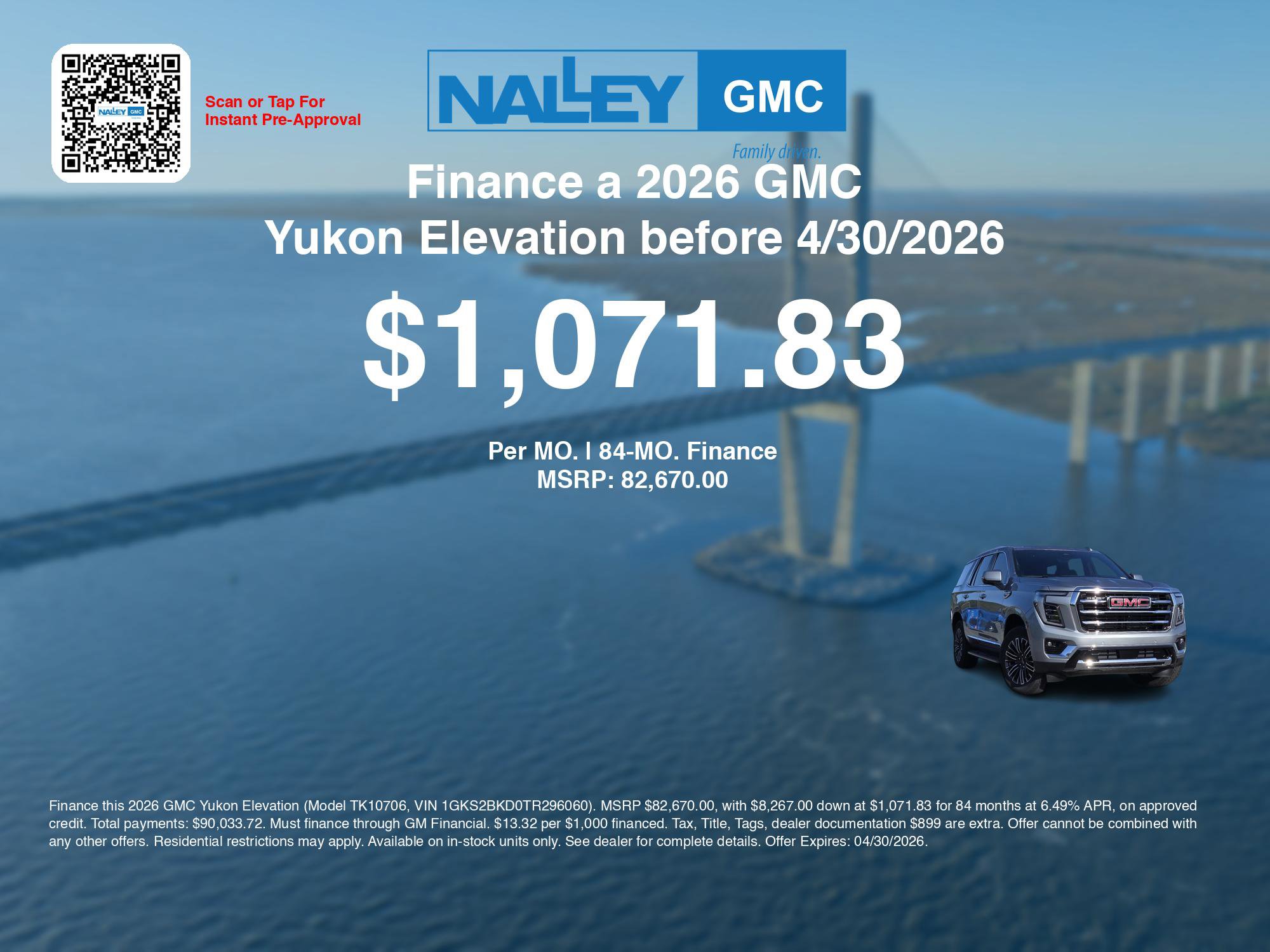 New 2026 GMC Yukon Elevation image 7