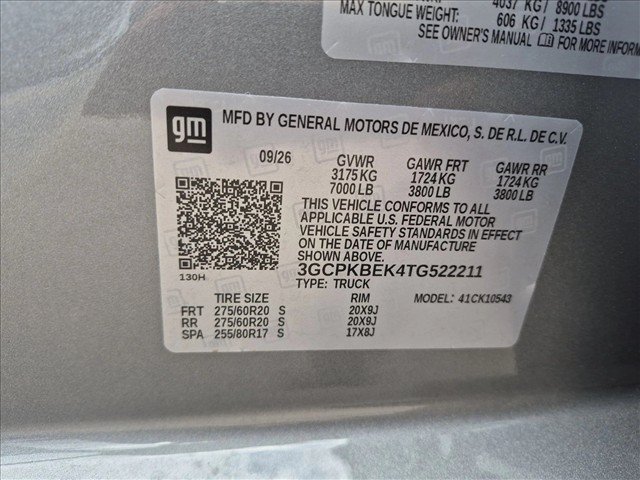 New 2026 Chevrolet Silverado 1500 Custom AWD/4WD image 17
