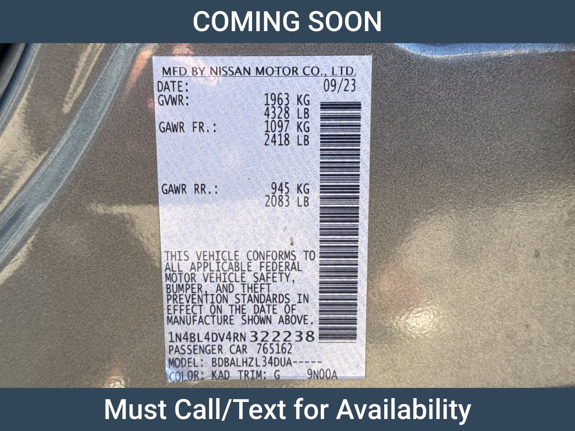 Used 2024 Nissan Altima 2.5 SV FWD image 12