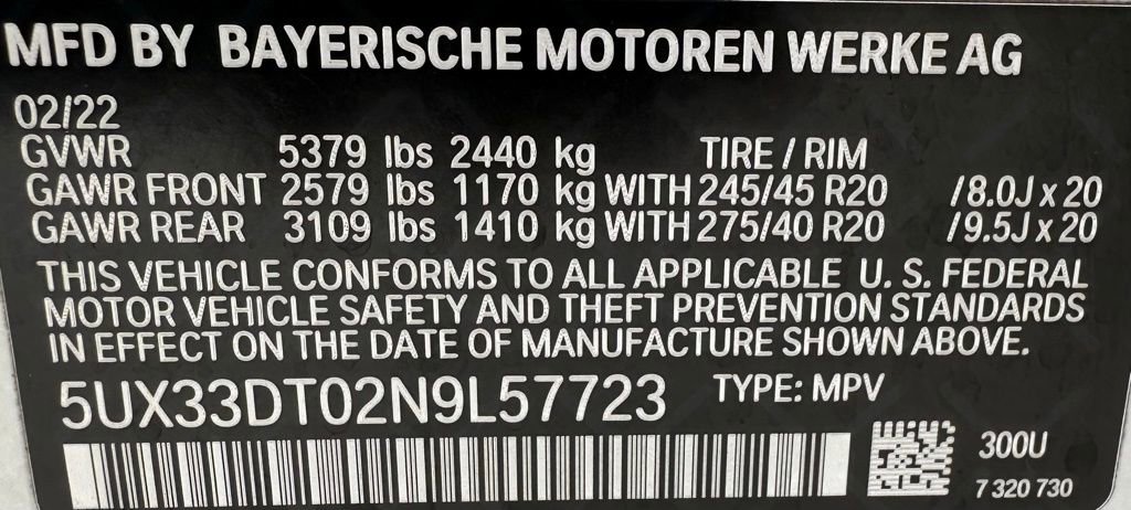 Used 2022 BMW X4 xDrive30i w/ M Sport Package 2 AWD/4WD image 38