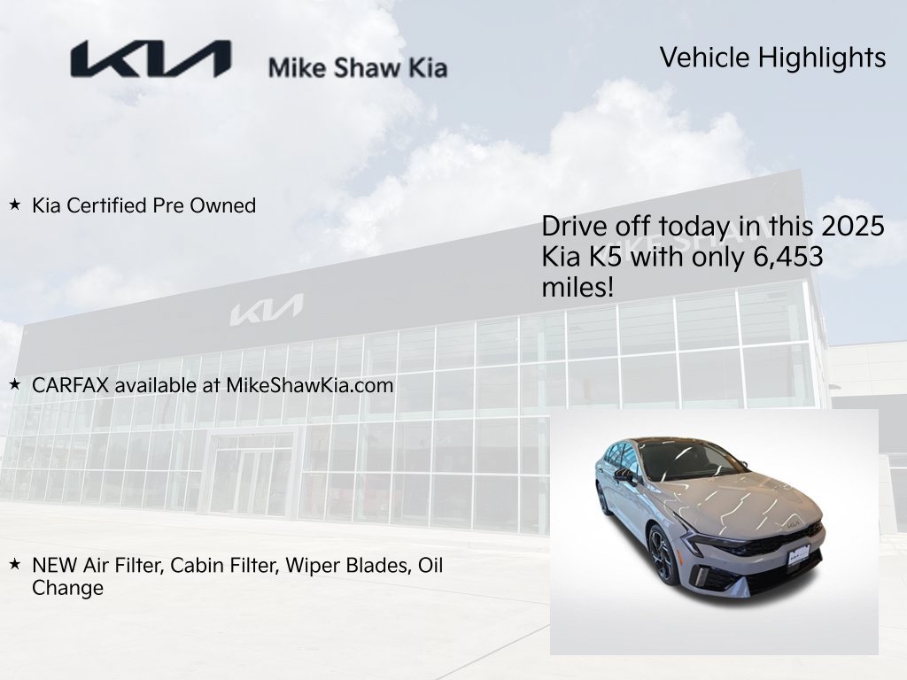 Certified 2025 Kia K5 GT-Line w/ GT-Line Premium Package FWD image 10