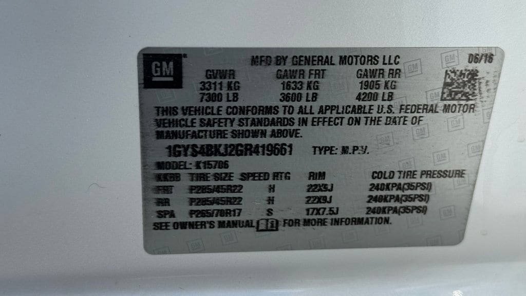 Used 2016 Cadillac Escalade Luxury AWD/4WD image 9