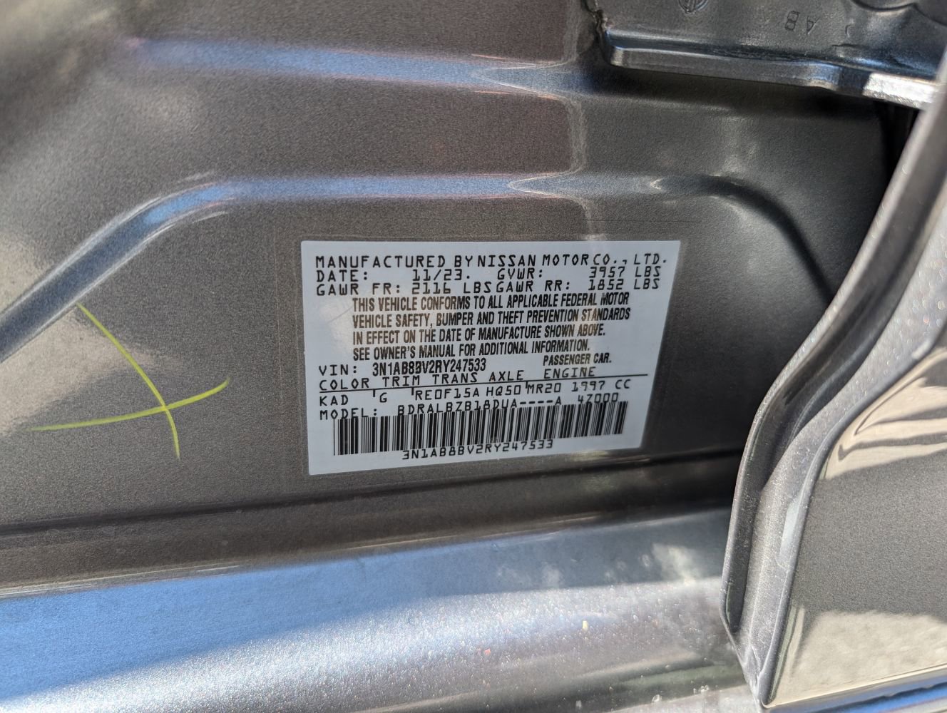 Used 2024 Nissan Sentra S FWD image 25