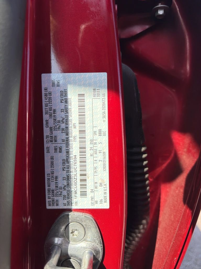 Used 2020 Ford Escape Titanium w/ Titanium Premium Package 2.0 image 14