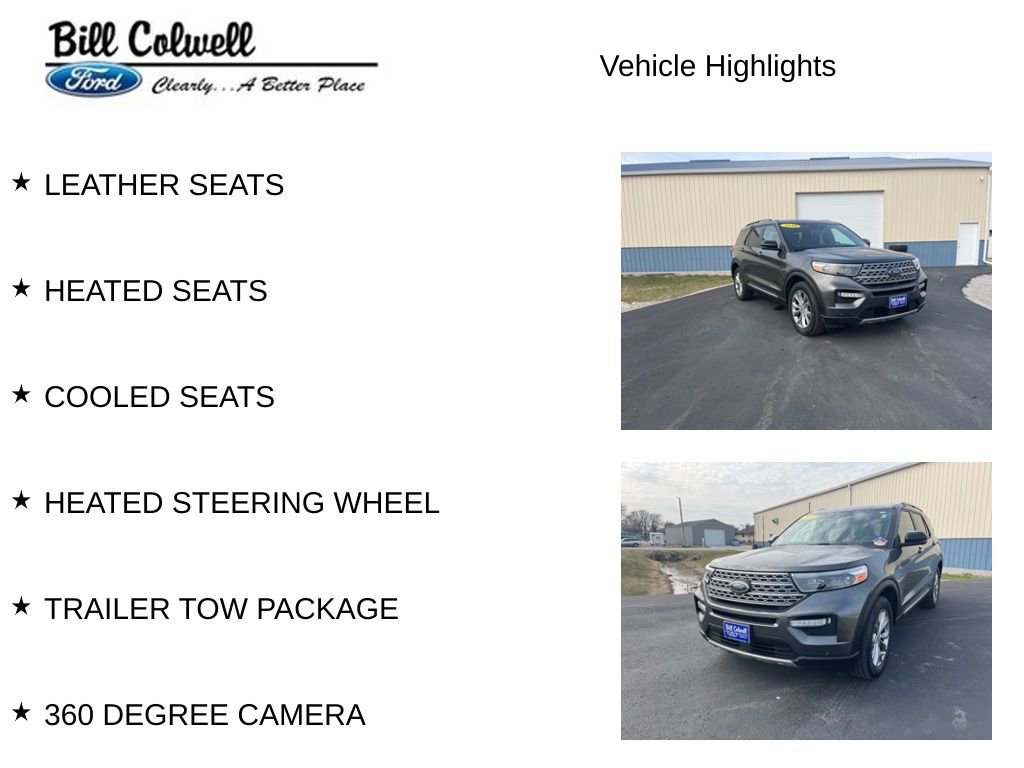 Used 2020 Ford Explorer Limited w/ Class III Trailer Tow Package image 25