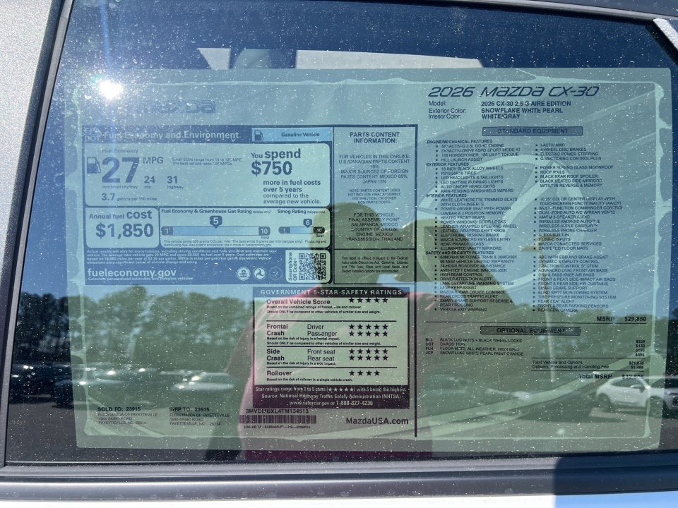 New 2026 MAZDA CX-30 Aire Edition image 33
