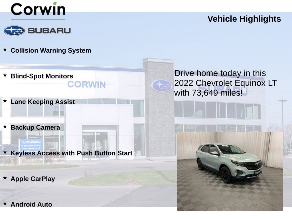 Used 2022 Chevrolet Equinox LT image 6