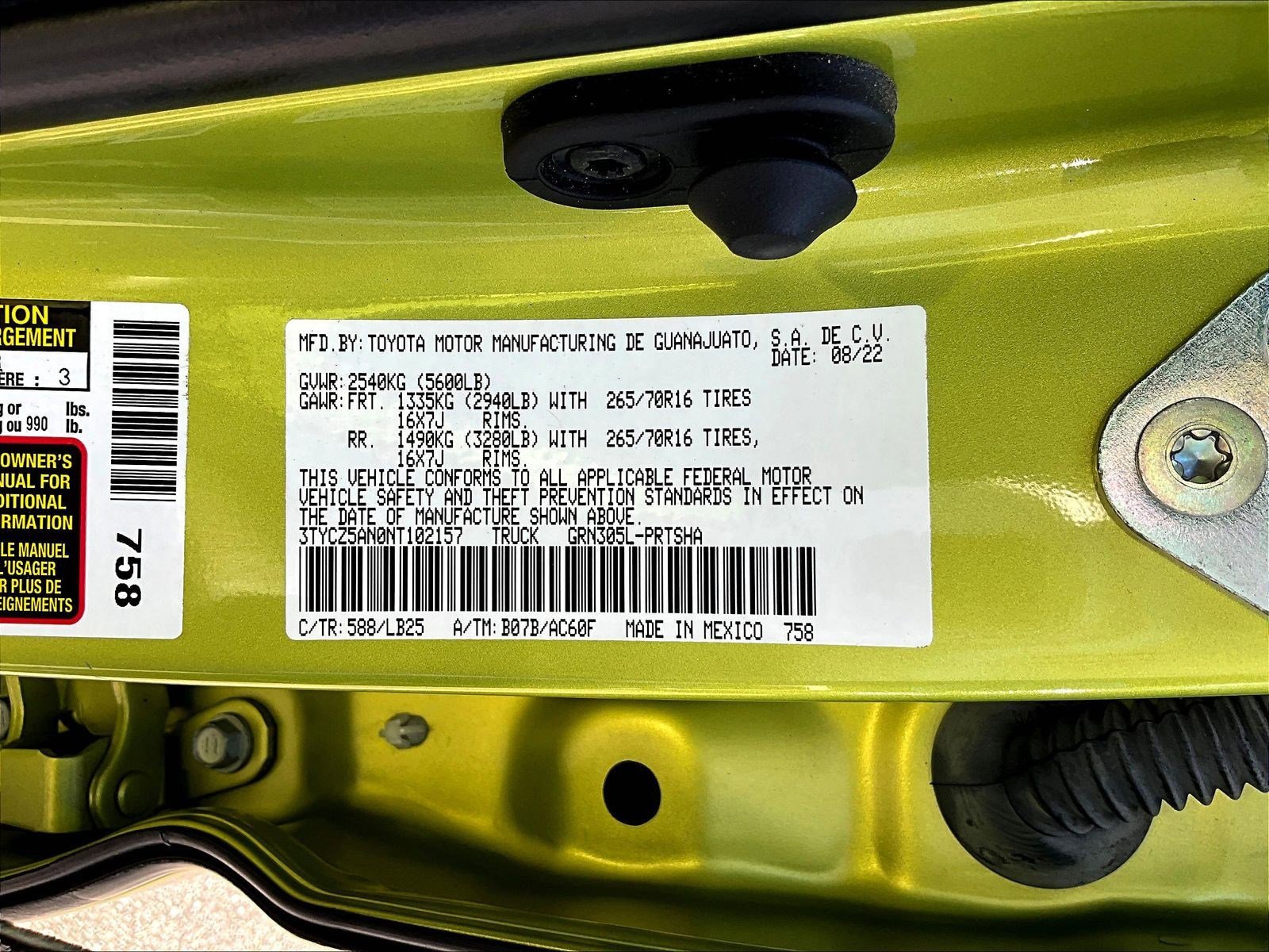 Used 2022 Toyota Tacoma TRD Pro AWD/4WD image 17