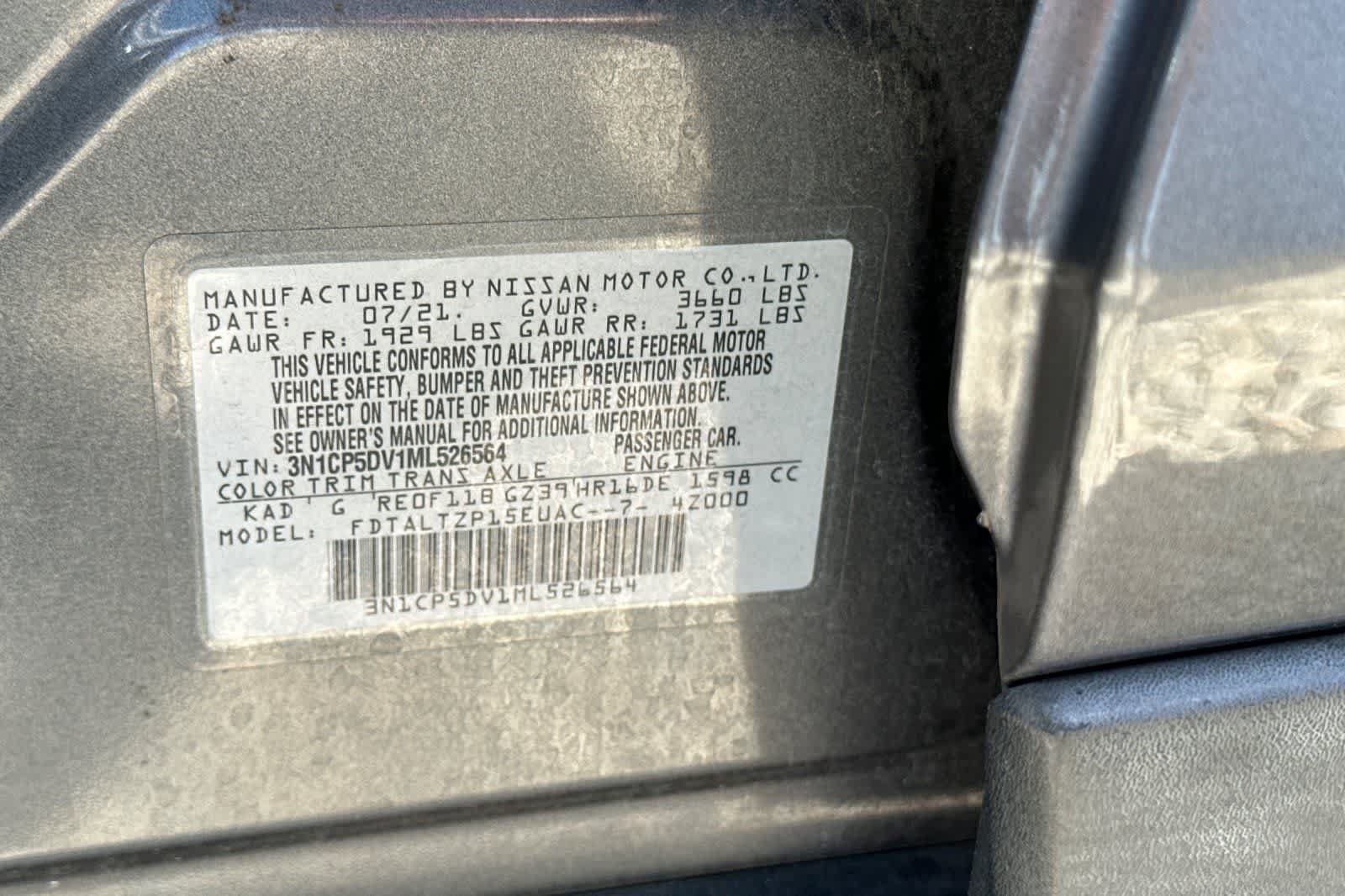 Used 2021 Nissan Kicks SR w/ Interior Electronics Package FWD image 32