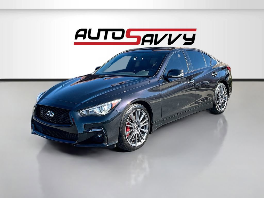 Used 2024 INFINITI Q50 Red Sport 400 w/ Black Opal Edition AWD/4WD image 3