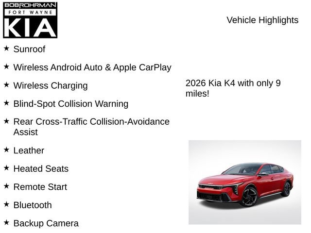 New 2026 Kia K4 GT-Line Turbo w/ GT-Line Sunroof Package FWD image 7