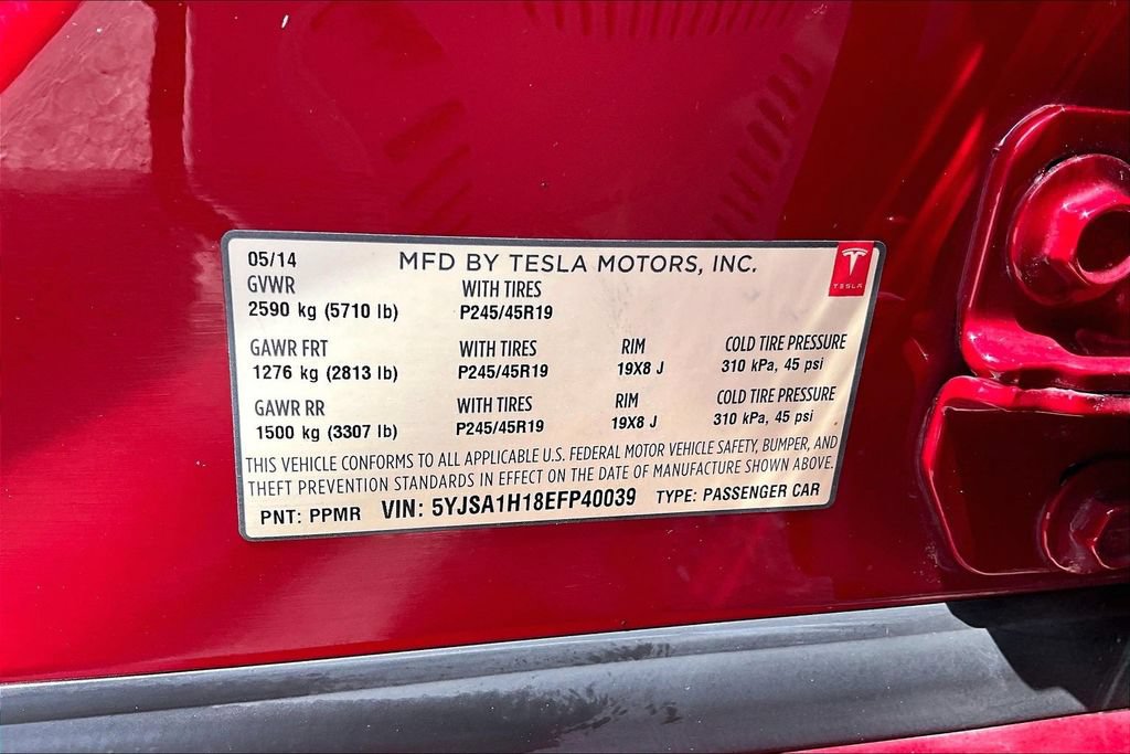 Used 2014 Tesla Model S P85 RWD image 43