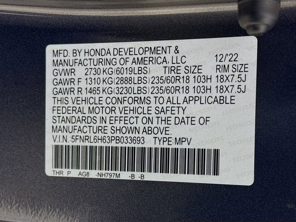 Used 2023 Honda Odyssey EX-L image 40