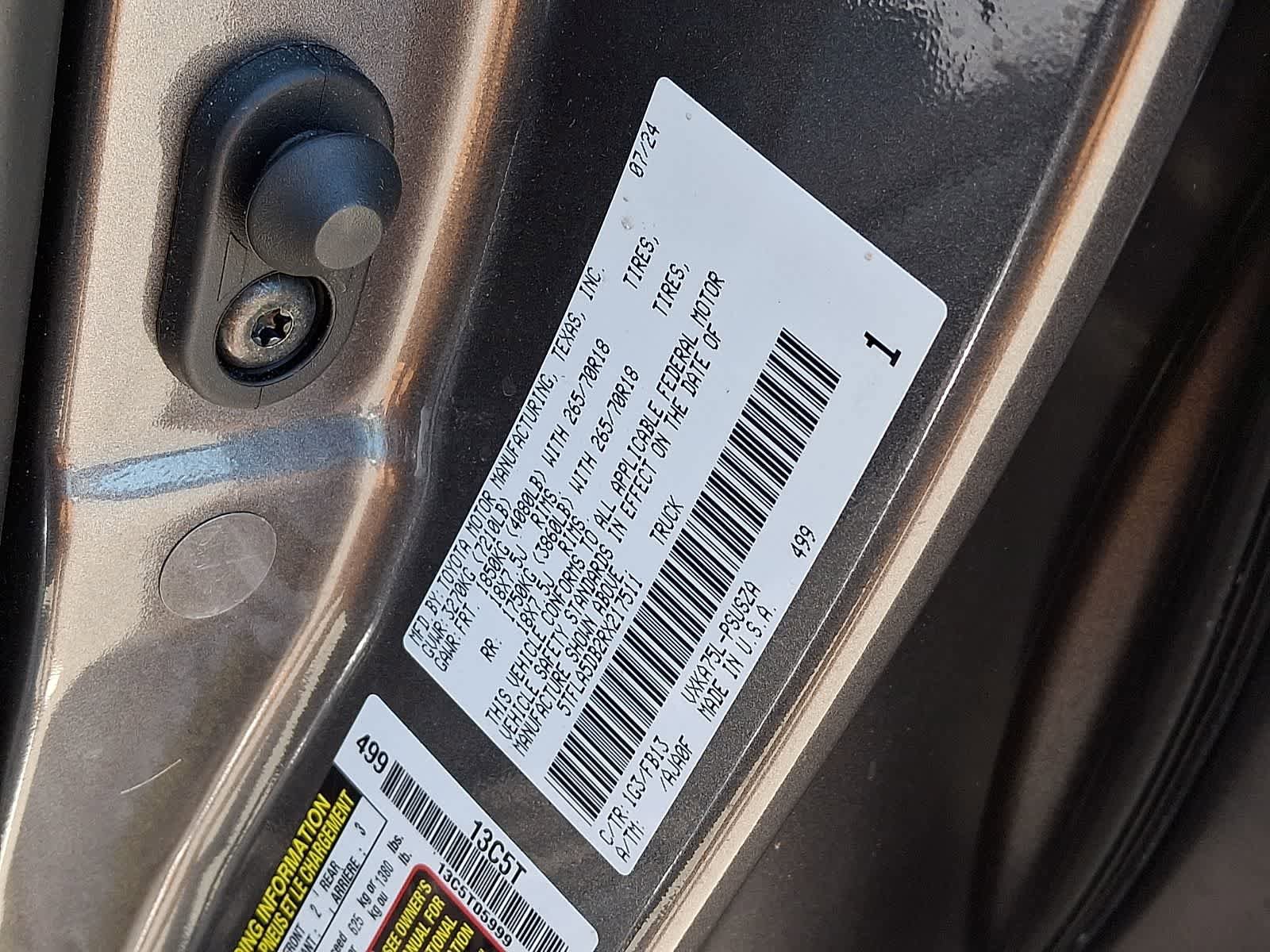 Used 2024 Toyota Tundra SR5 AWD/4WD image 29